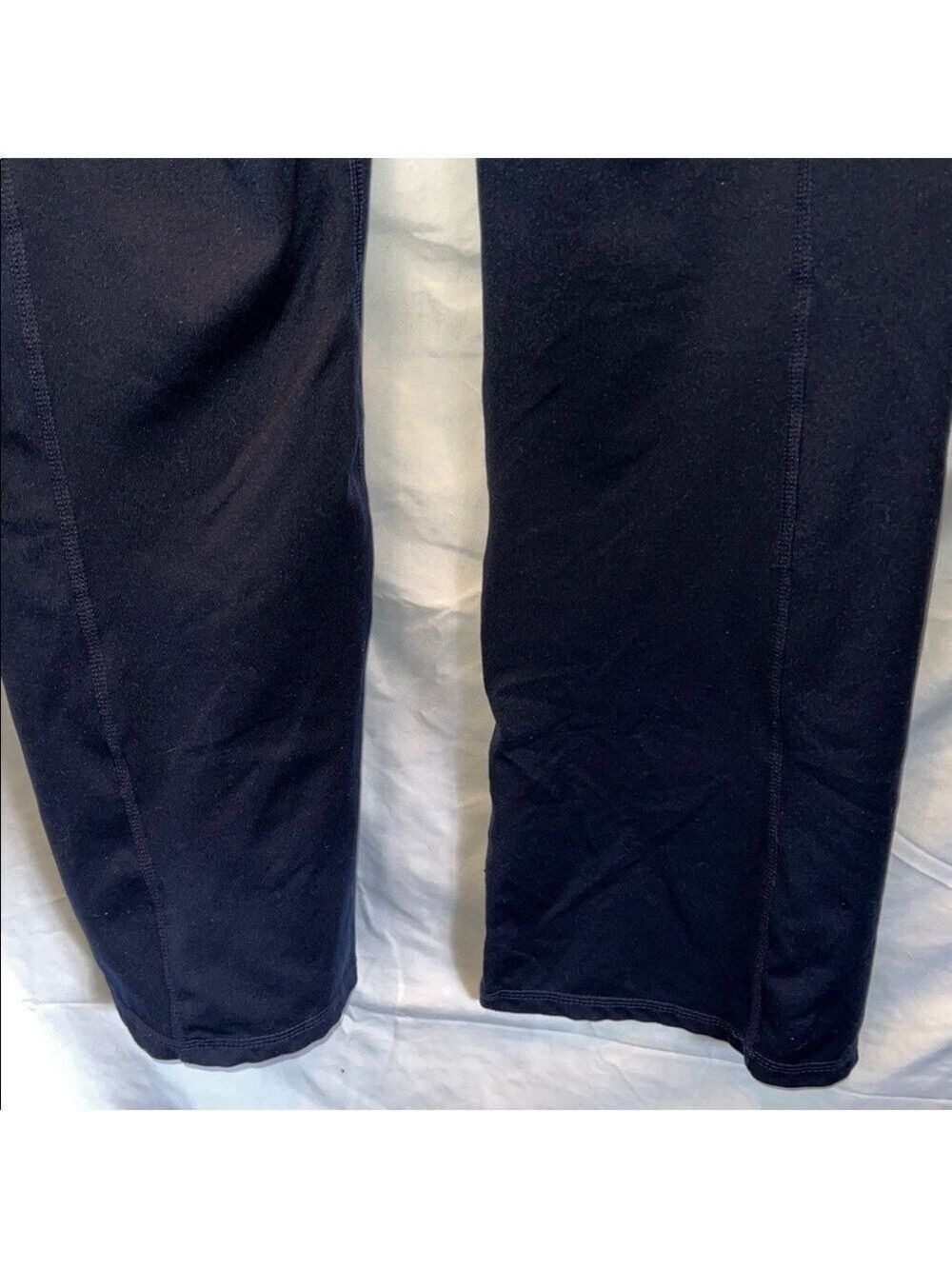 Tangerine Navy Blue Bell Leg Legging, Size Large - Picture 8 of 9